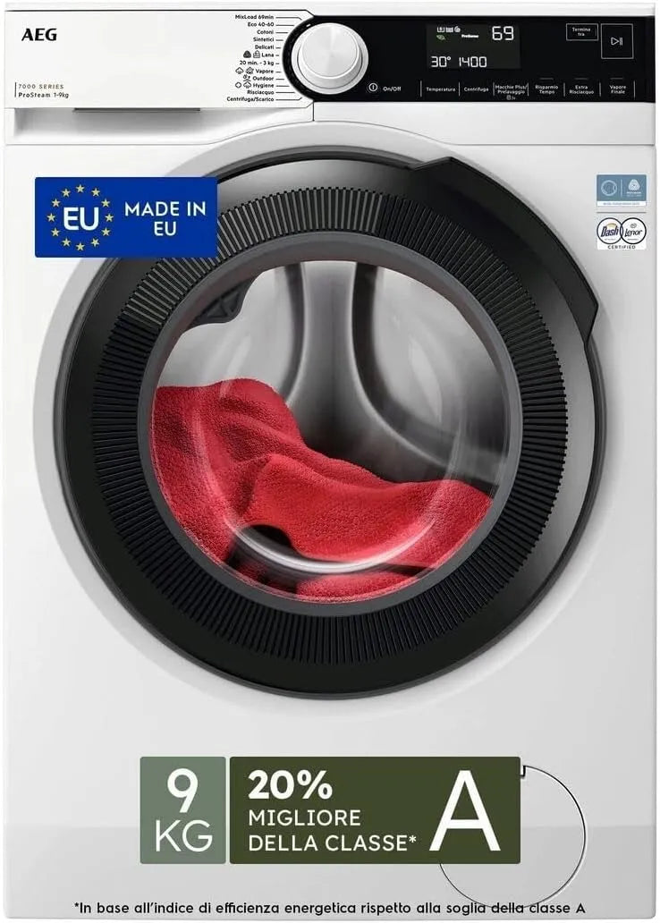 AEG A 1351 LR7FD94 Lavatrice, 9 kg, classe energetica A, L v trice C ric Front le 9 kg Cl sse giri