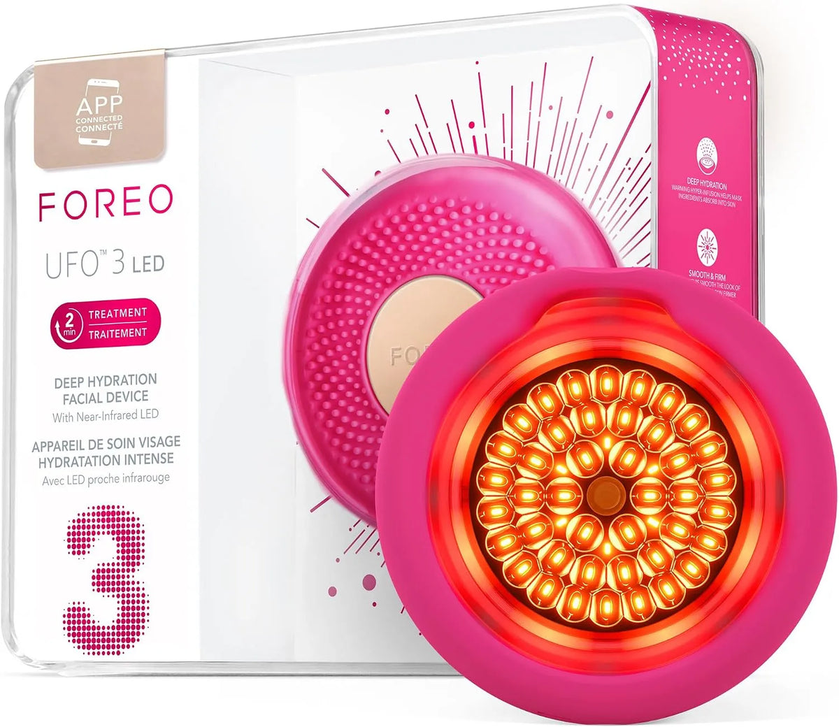 Dispositivo, rosso, per Maschera Viso Idratante 4 in 1