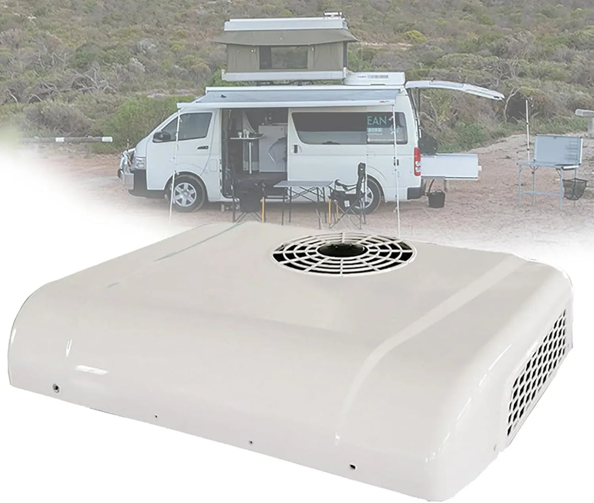 Condizionatore 12V/24V, 12 V, climatizzatore, condizionatore da tetto per auto e camper, Condizionatore D'Aria Per Camper Dc