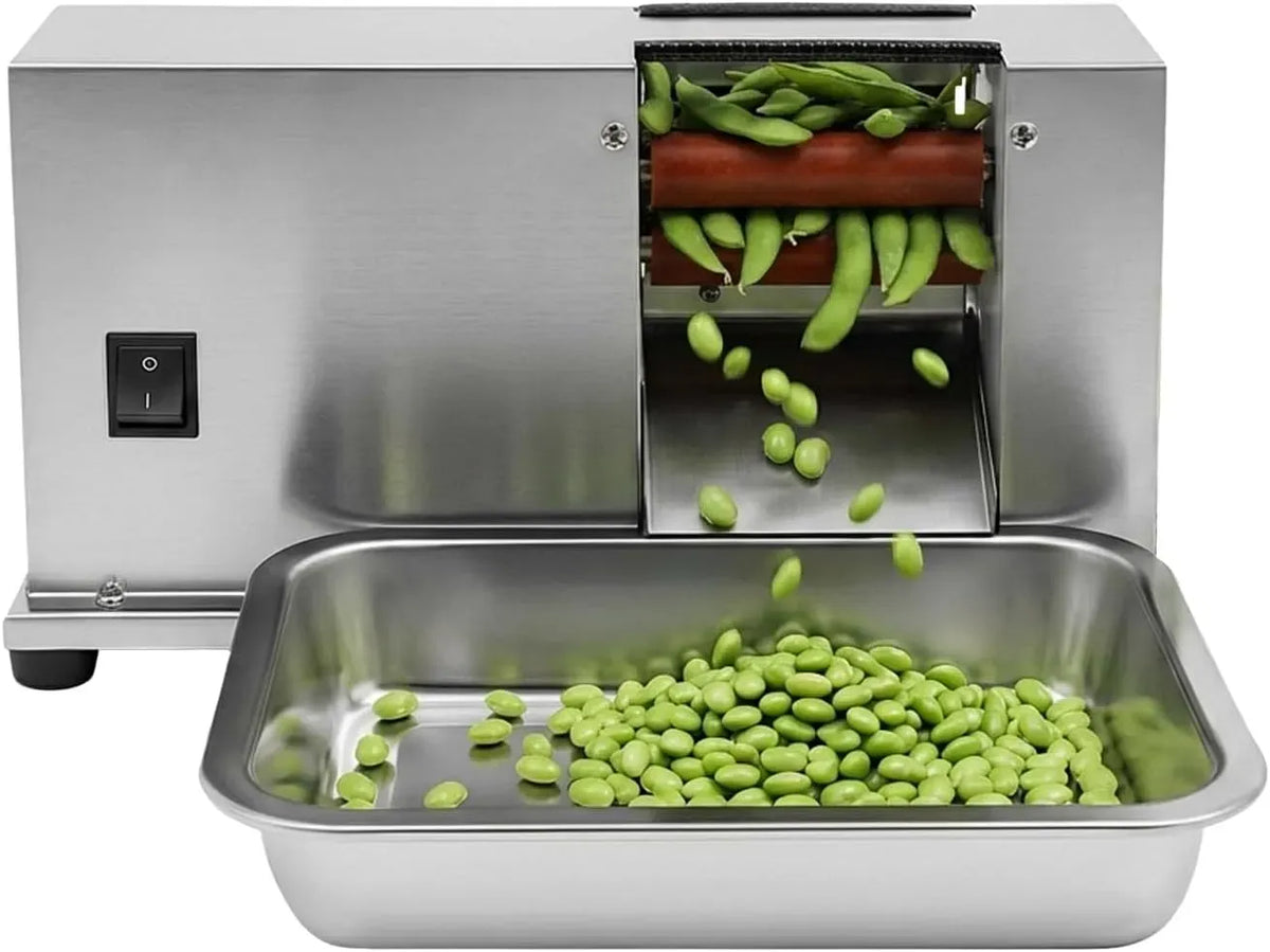 pela delicatamente i fagioli di soia ed Edamame, pelapatate fagioli elettrico con rulli in schiuma, per uso domestico e commerciale, Pelapatate semi