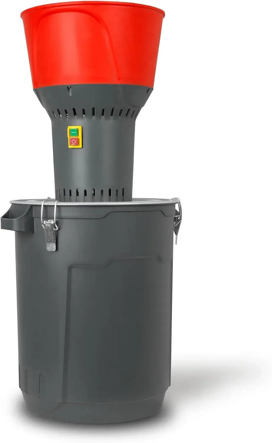400kg/h Mulino, Motore, macinatore elettrico, 50 L, 1300 W, 13 L, 400 kg, professionale, acciaio inox, per Cereali con 50L Secchio, EBERTH