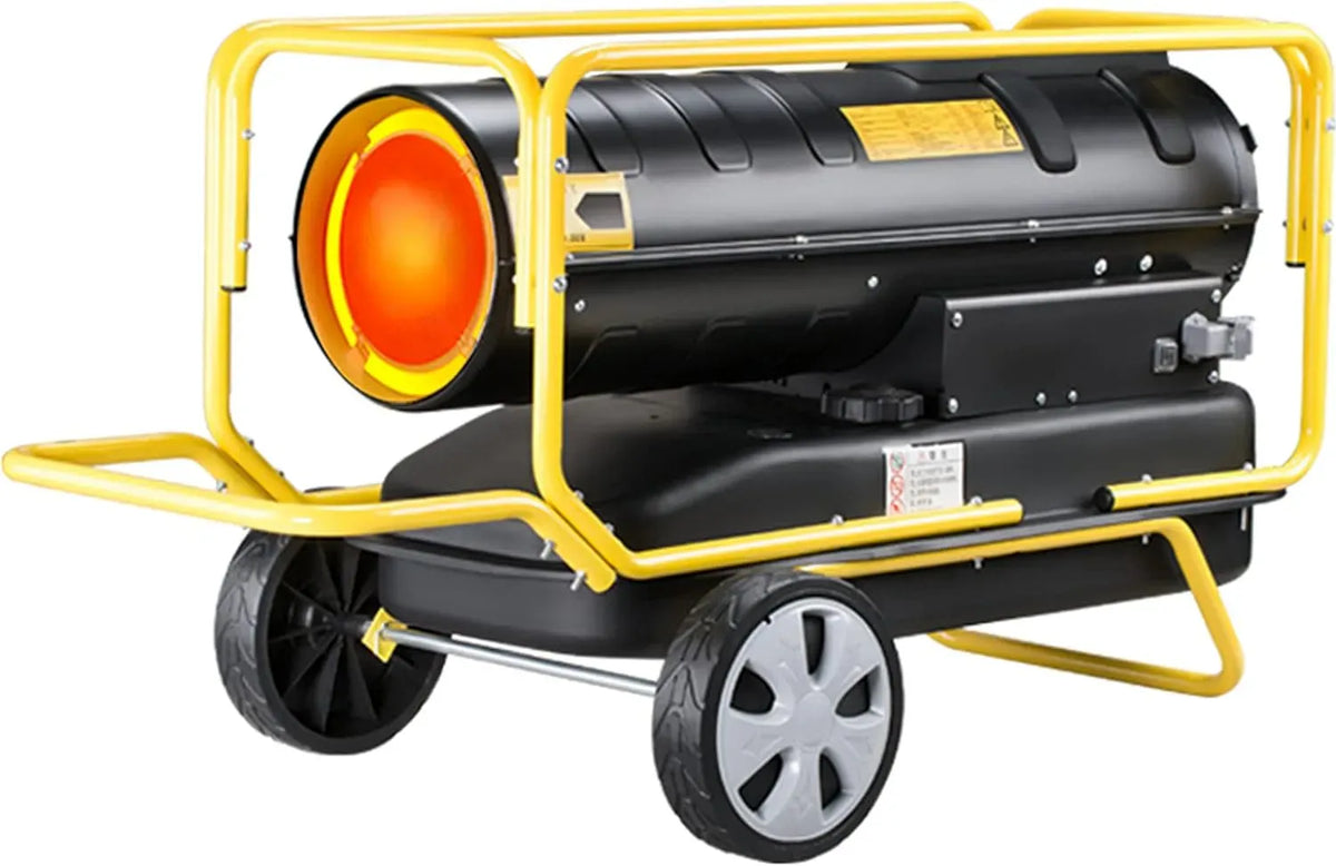 riscaldatore, 38 L, 35 kW, ampio serbatoio, professionale, funzione riscaldante, per officina e industria