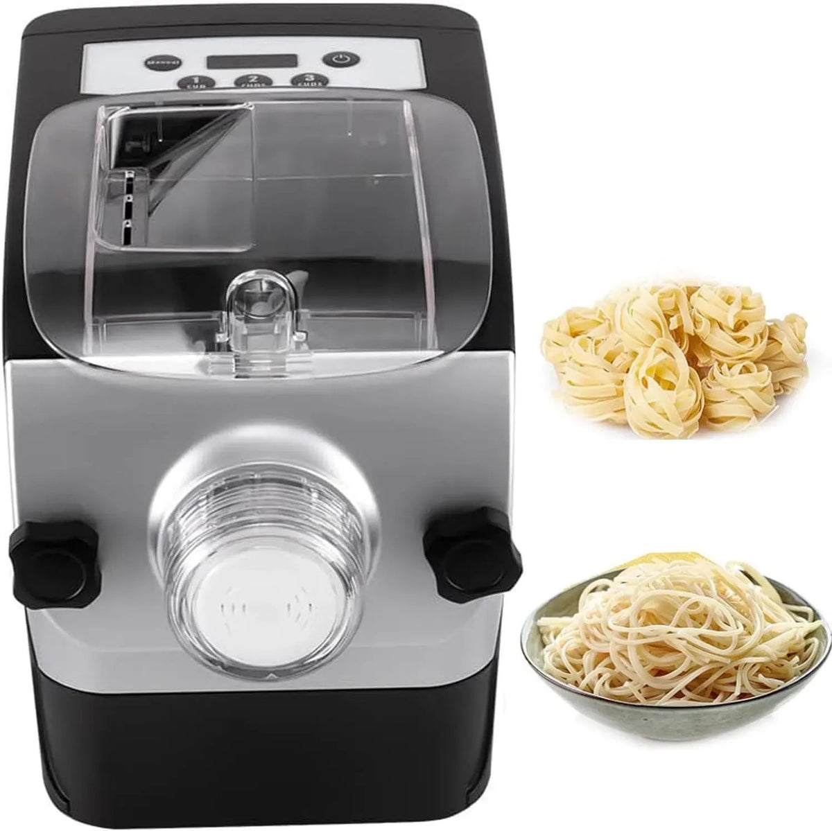 Macchina per pasta, 260 W, macchina per tagliatelle, professionale, nero