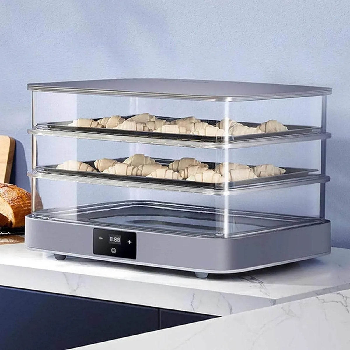 macchina per la, armadio, 40 L, 20 a 50 °C, pizza, per la lievitazione del pane