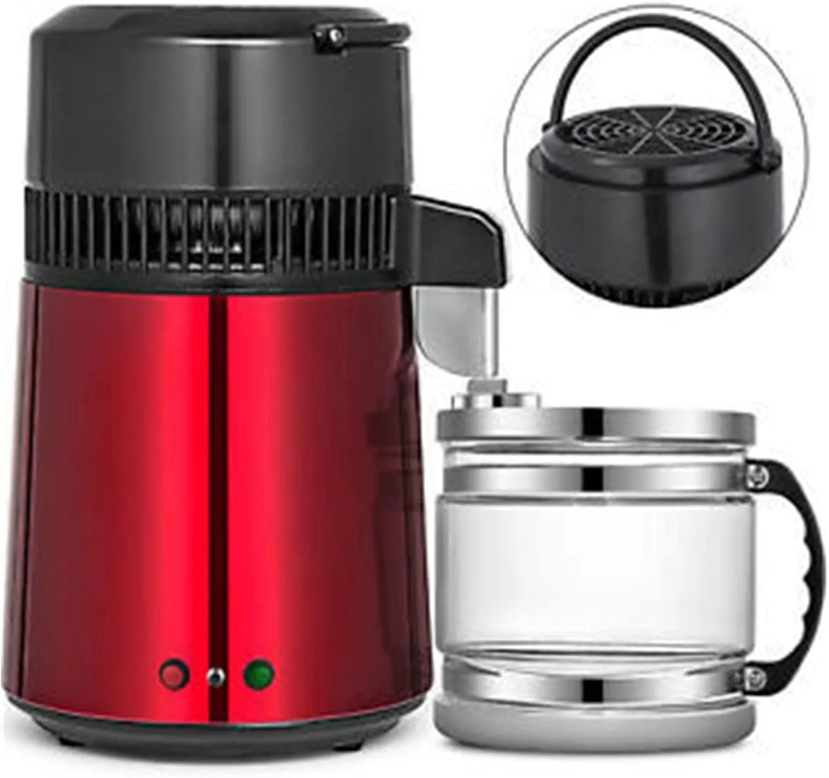 Filtro, 4 L, industriale, professionale, acciaio inox, rosso, per settori industriali e commerciali