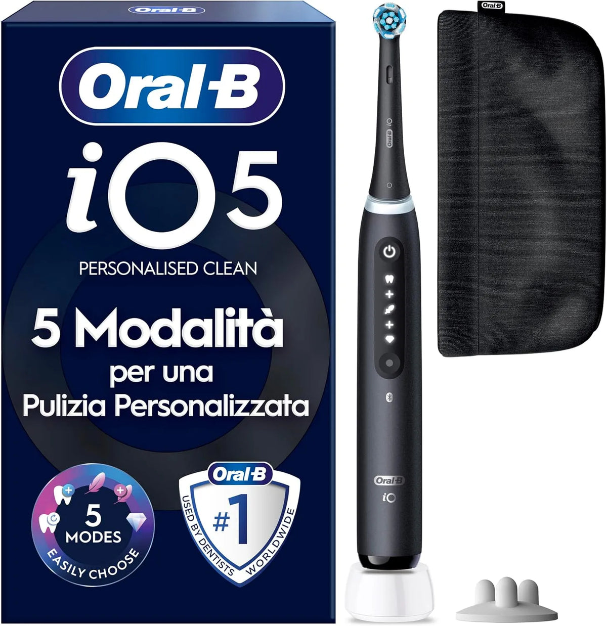 Accessorio per elettrodomestico, nero, Oral-B iO 5 Spazzolino Elettrico
