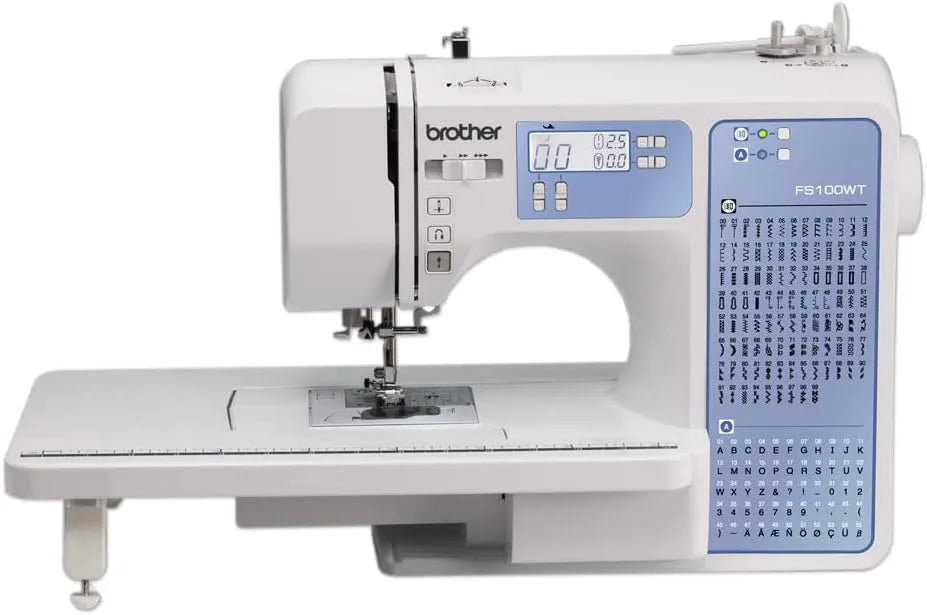 Brother Fs100wt Macchina Per Cucire, per Cucire Elettronica Brother Fs100wt