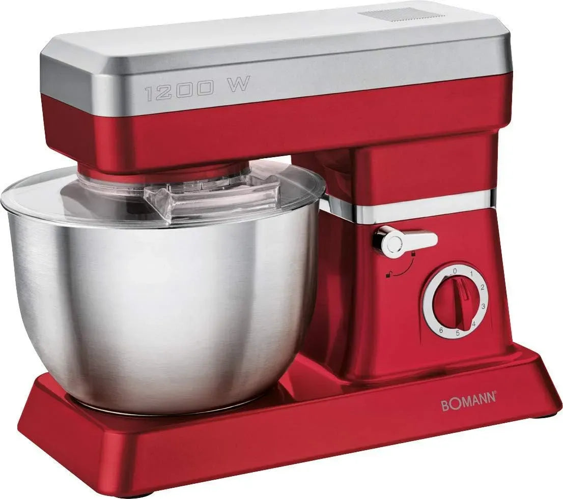 Bomann KM6009CB Robot, 5 L, 1000 W, per Impasto 1000 Watt Impastatrice/Frusta 5 Litri Titano