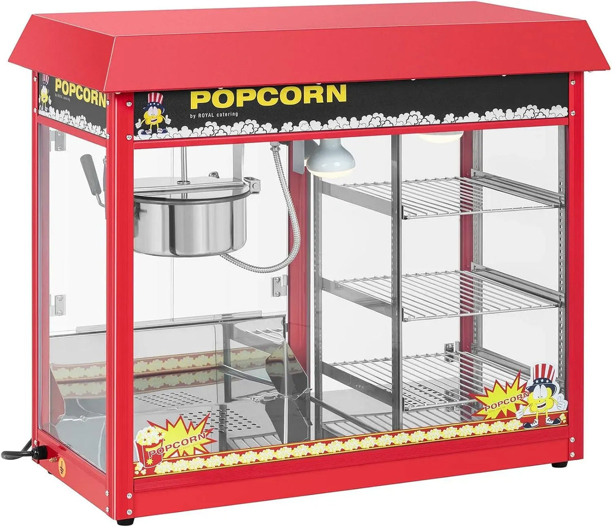 Macchina per popcorn, 1820 W, ristorazione, funzione riscaldante