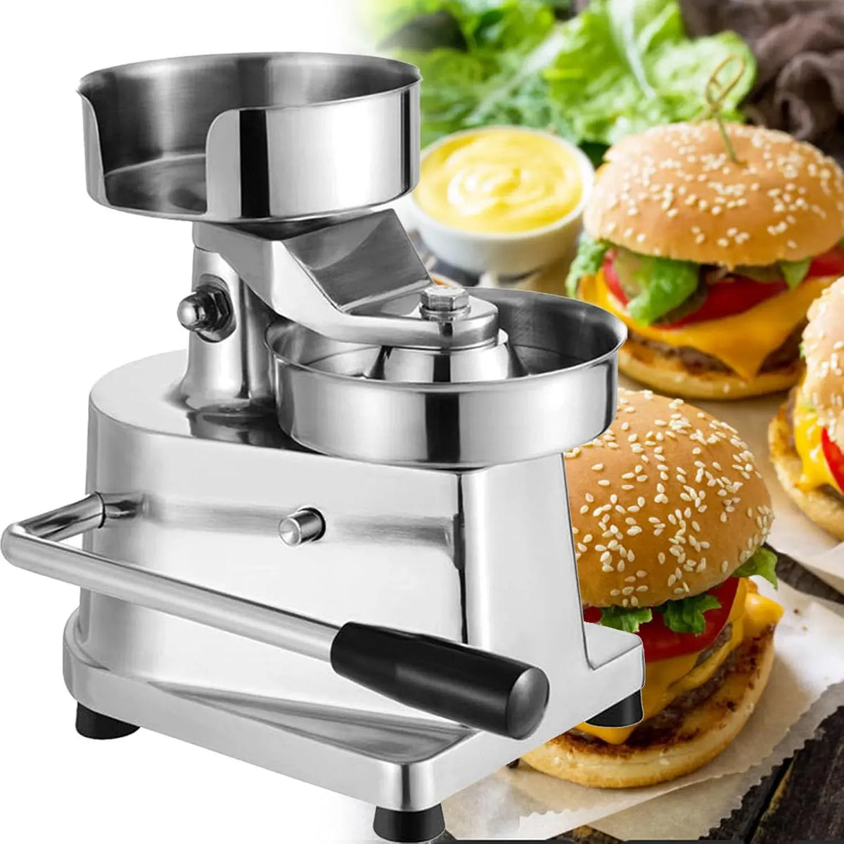 macchina per hamburger, Pressa, 10cm, 10 cm, maiale e pollo 10cm