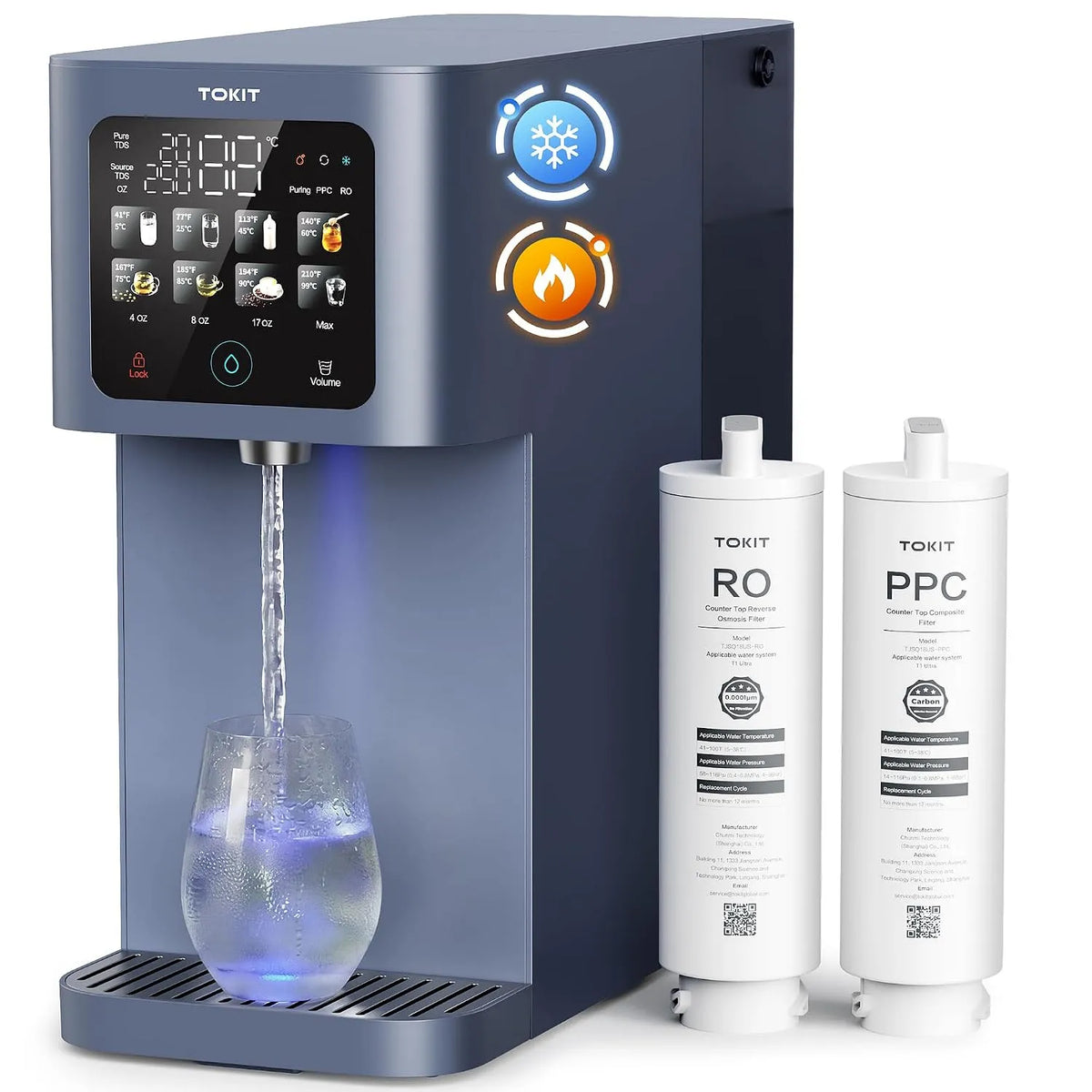 Erogatore, 5 a 100 °C, TOKIT, Ultra, Rapporto