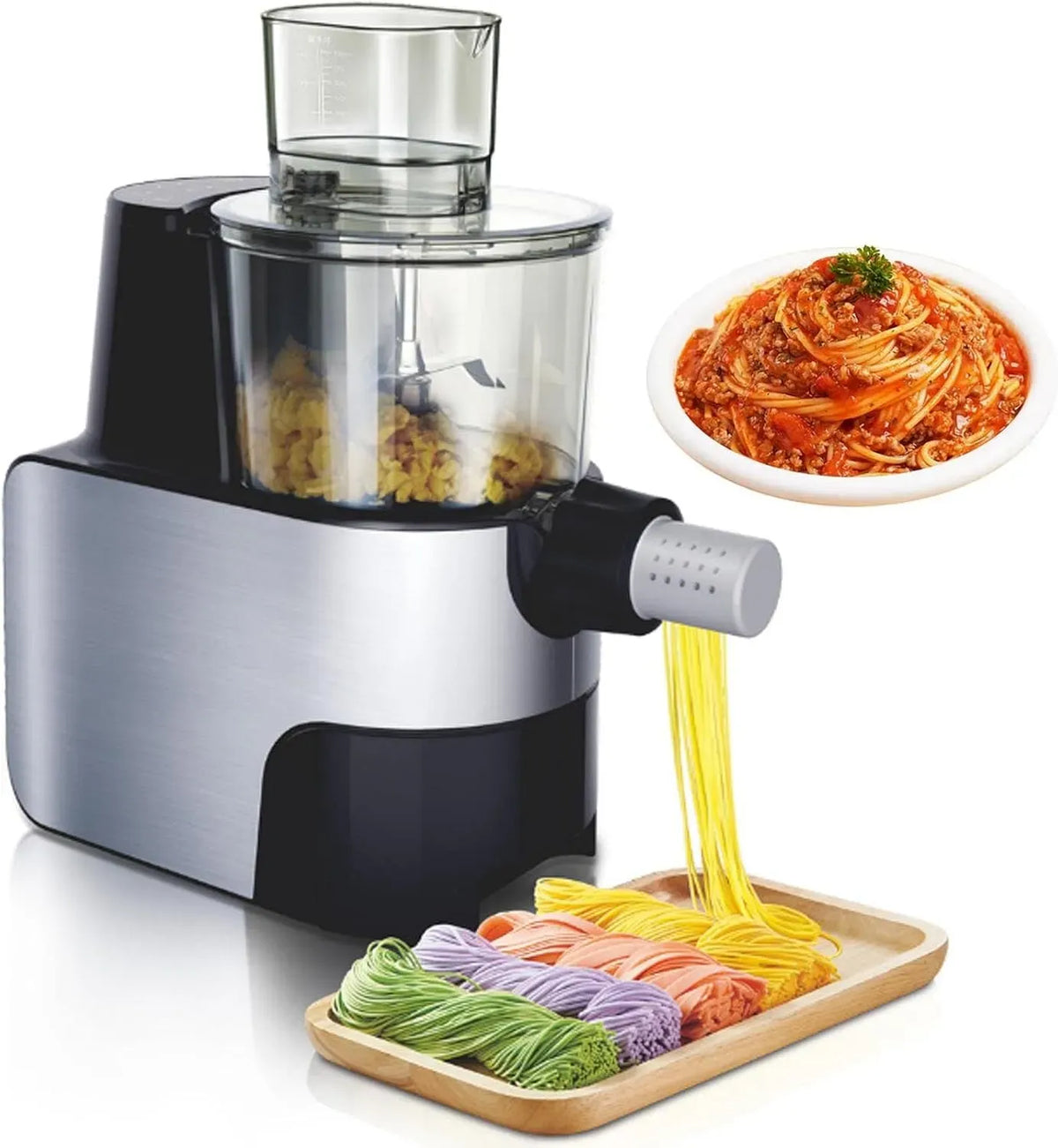 Macchina per pasta, 450 W, macchina per tagliatelle, nero