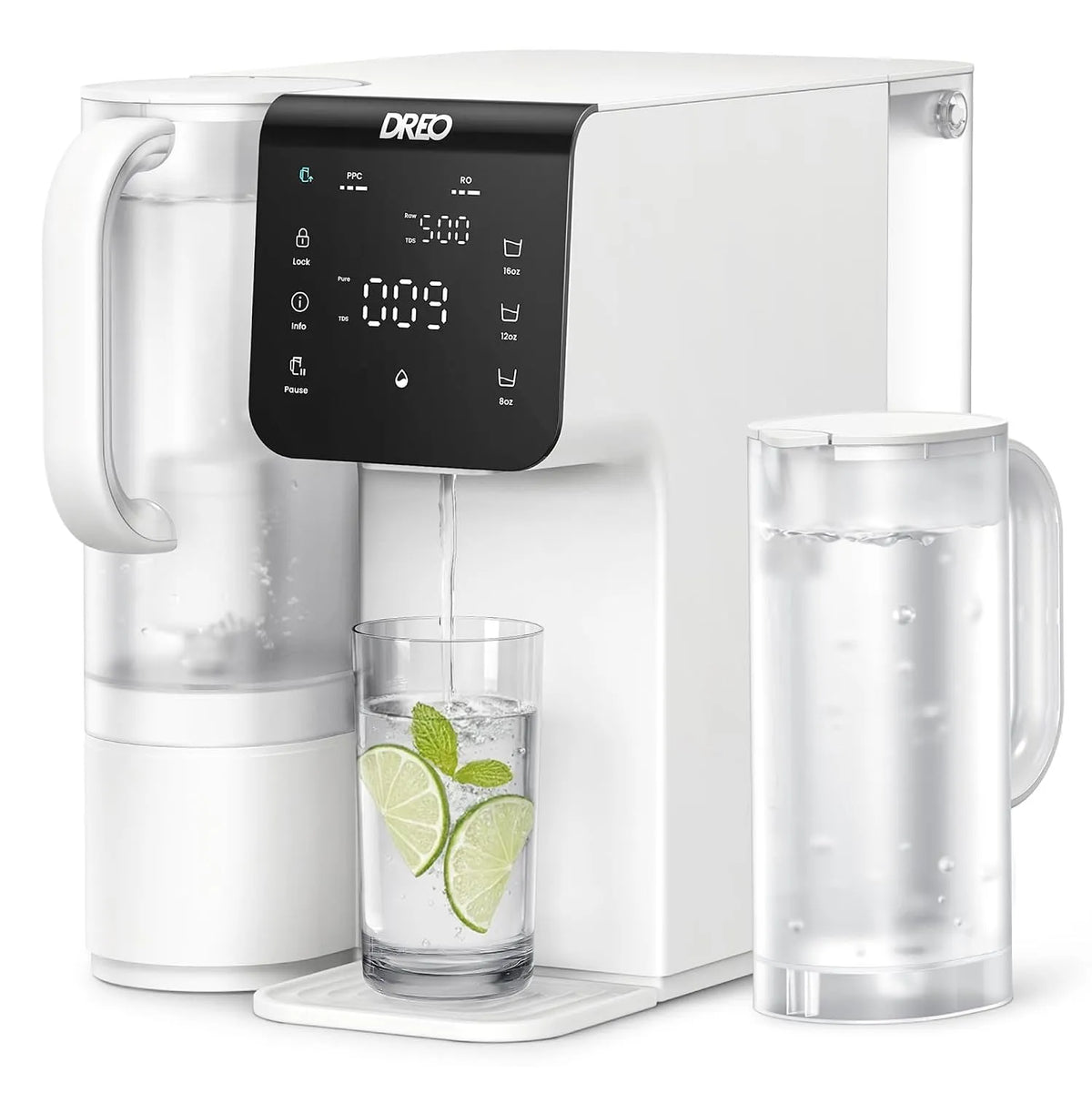 WF511 Filtro, per filtro dell'acqua per casa, Dreo Filtro dell'acqua ad osmosi inversa