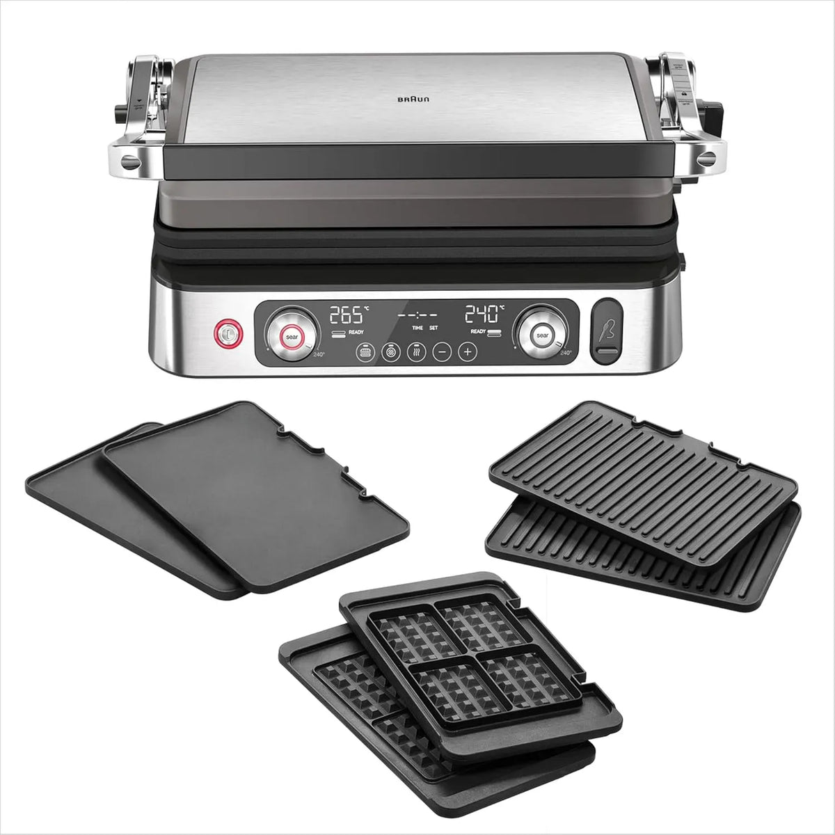 Braun MultiGrill9 CG9167 Griglia, 2200 W, Boost