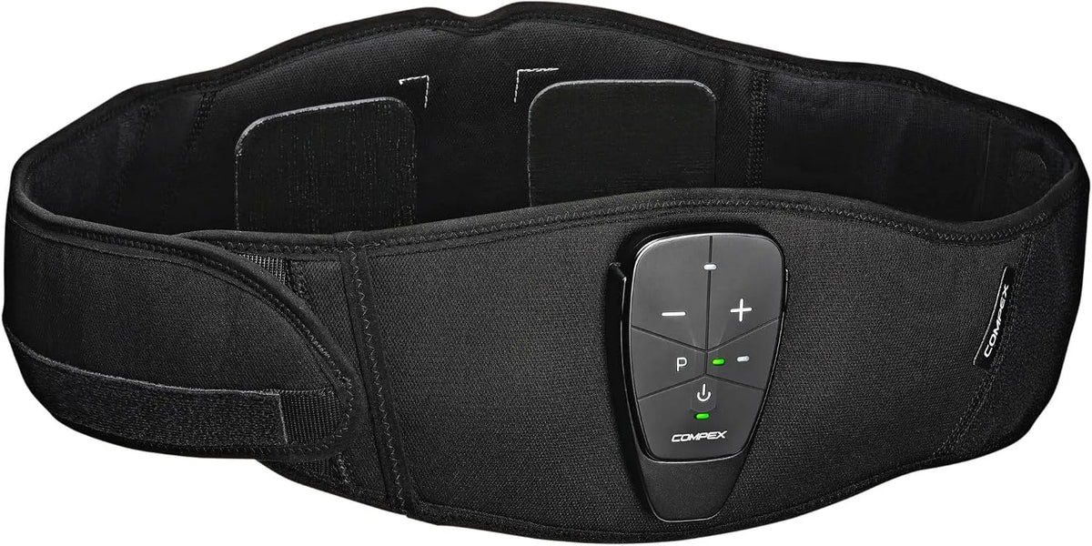 Compex Corebelt 1, Cintura di stimolazione per Addominali e lombari dotato di 2 programmi