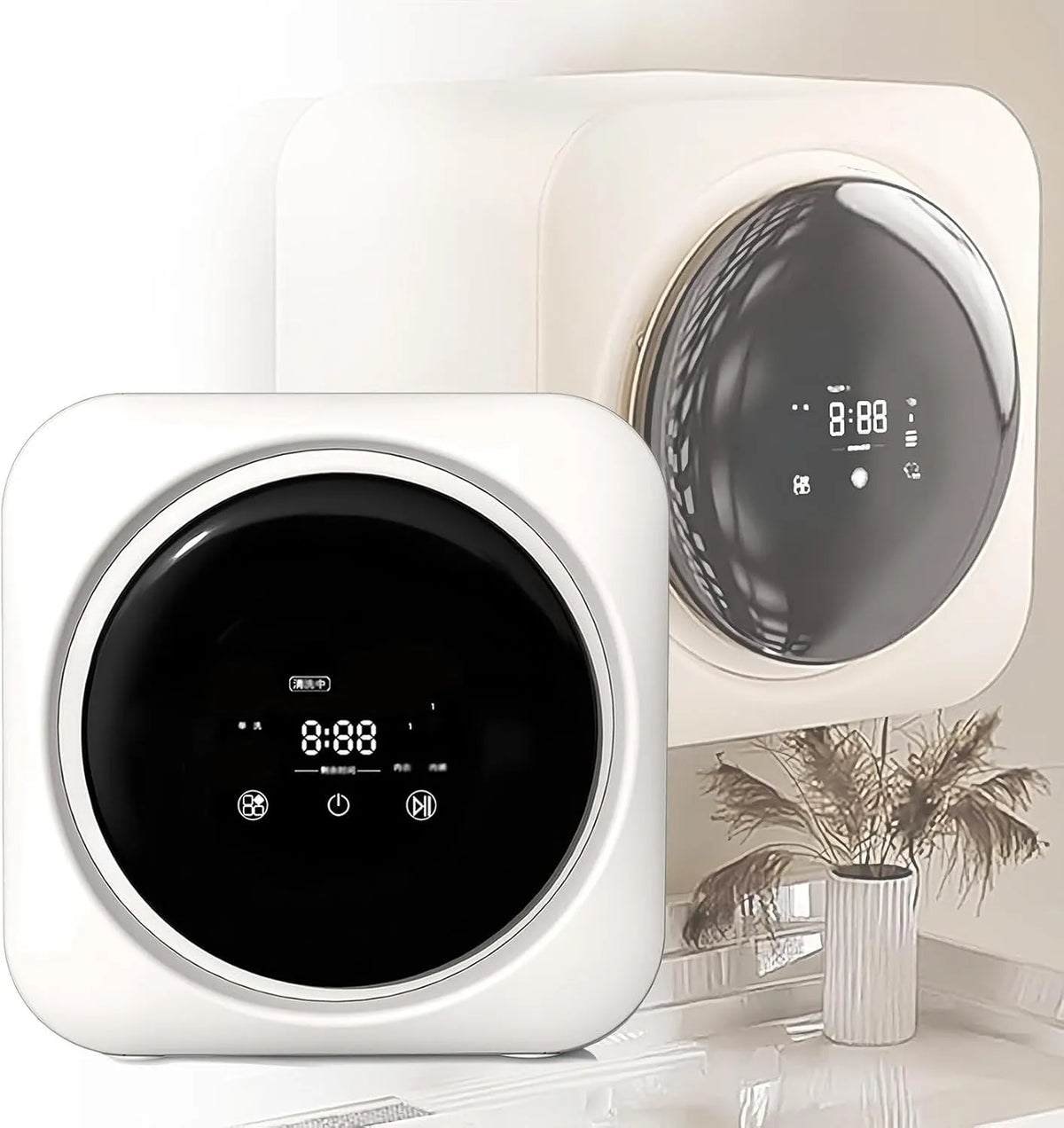 Lavatrice W 5, 170 W, 5 kg, portatile, display LCD, 4 modalità