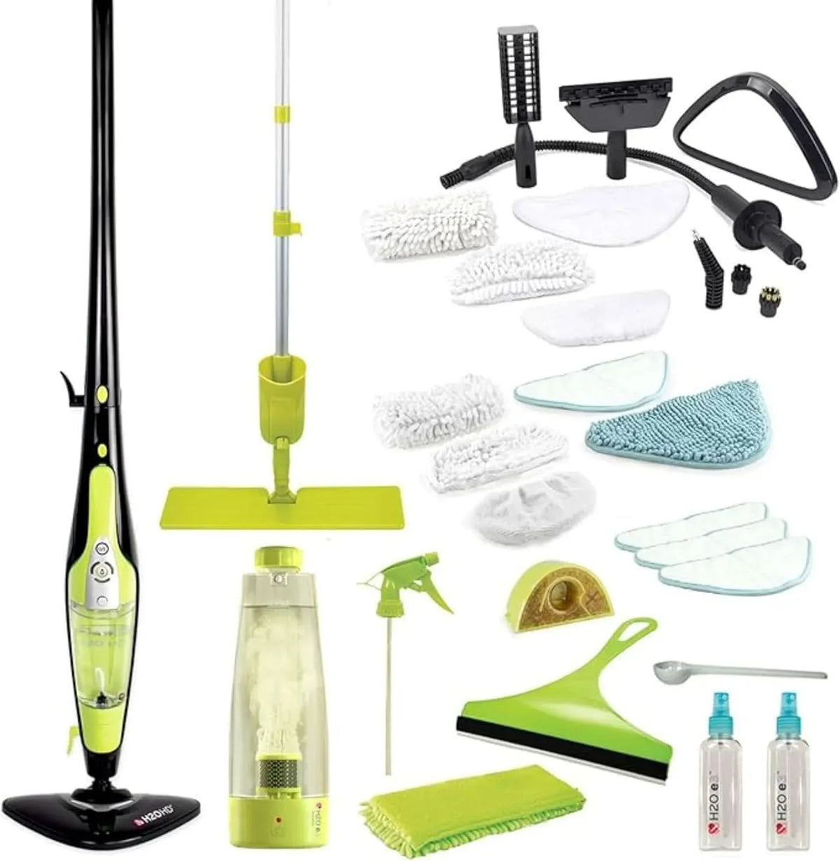 H2O sistema di filtrazione acqua potabile, Pulitore, Filtro, 1500 W, 450 ml, portatile, ampio serbatoio, vapore