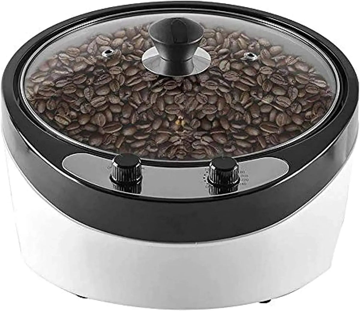 chicchi crudi, Tostatrice per caffè domestica Tostatrice elettrica per chicchi di caffè Design smussato ad alta capacità con regolazione della