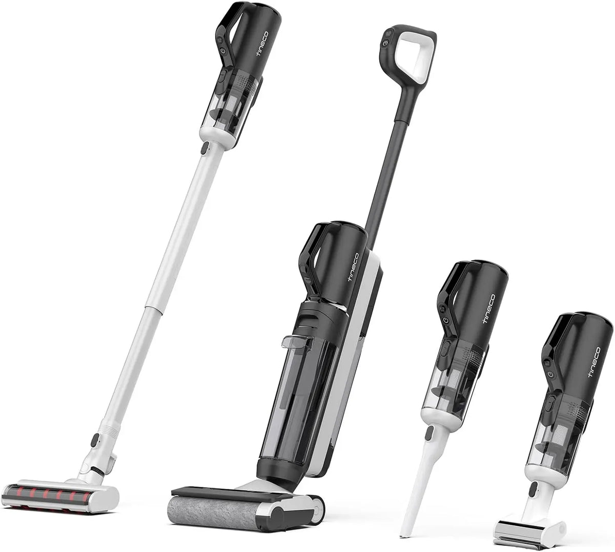 Aspirapolvere 3-in-1, Tineco FLOOR ONE S5 Combo Power Kit Lavapavimenti, App e Assistente Vocale