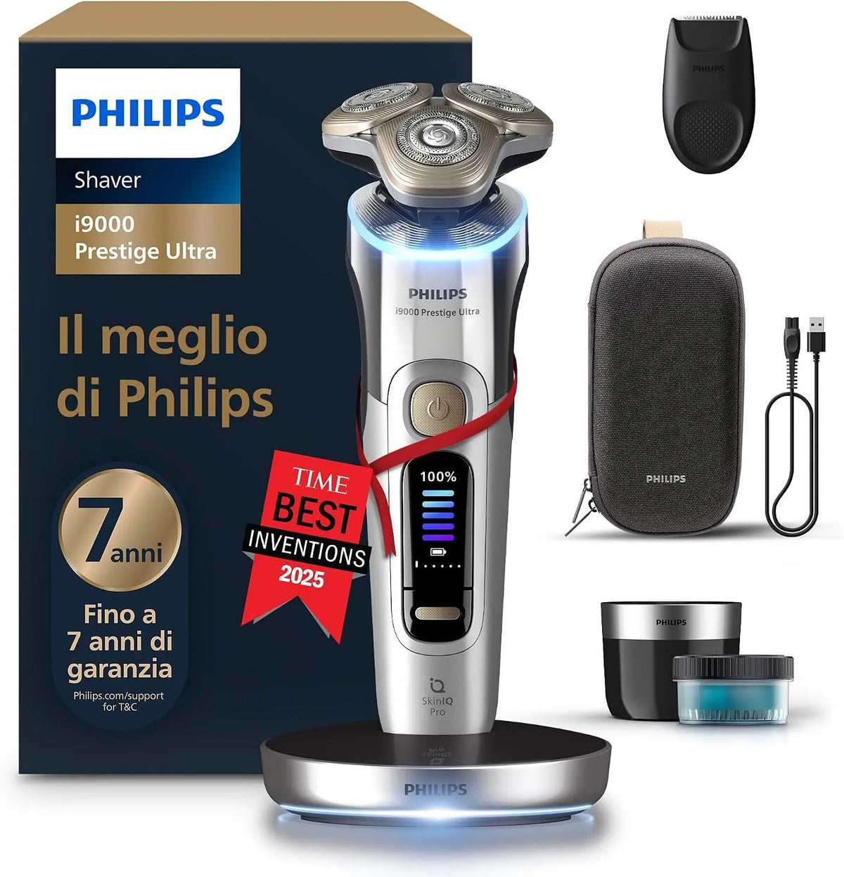 Philips i9000 XP9404/31 rasoio, pannello IPS, Shaver i9000 Prestige Ultra