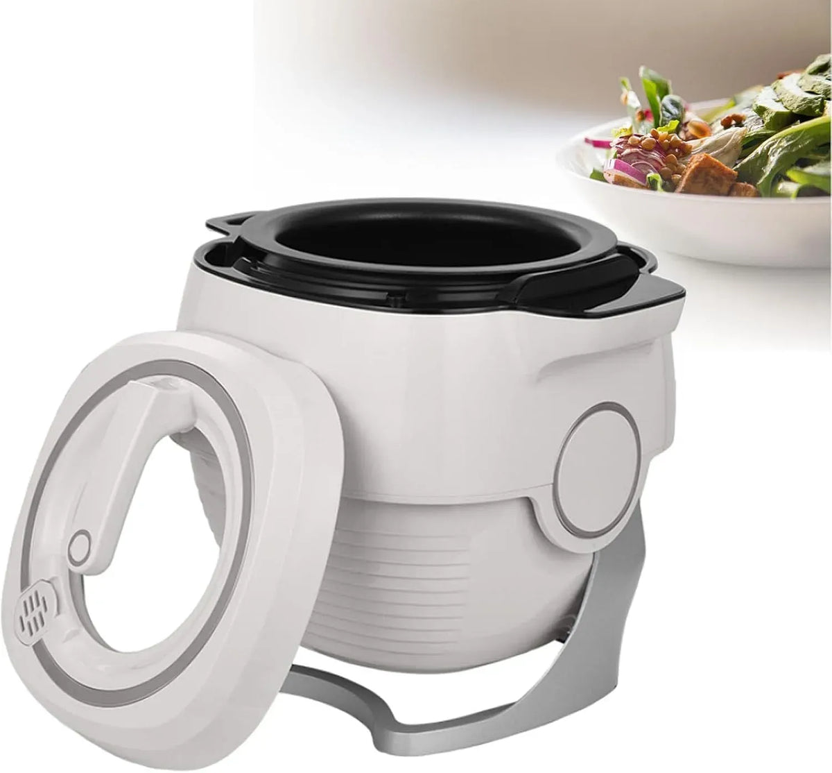 Pentola e padella, 6 L, touch, utensile da cucina, Macchina per cucinare, macchina per il riso elettrica wok da 6 litri con pannello smart touch