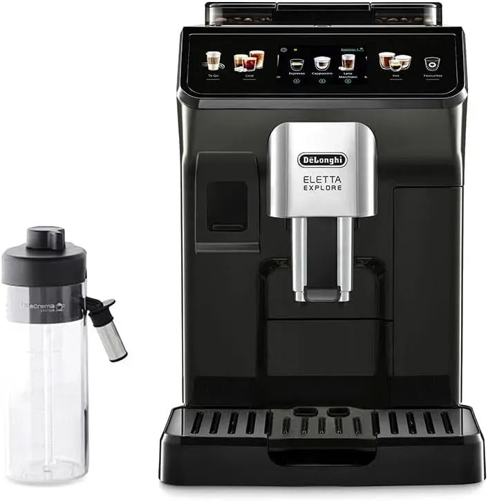 De'Longhi ECAM450.65.G Montalatte, cappuccinatore, touch, grigio, Display Touch