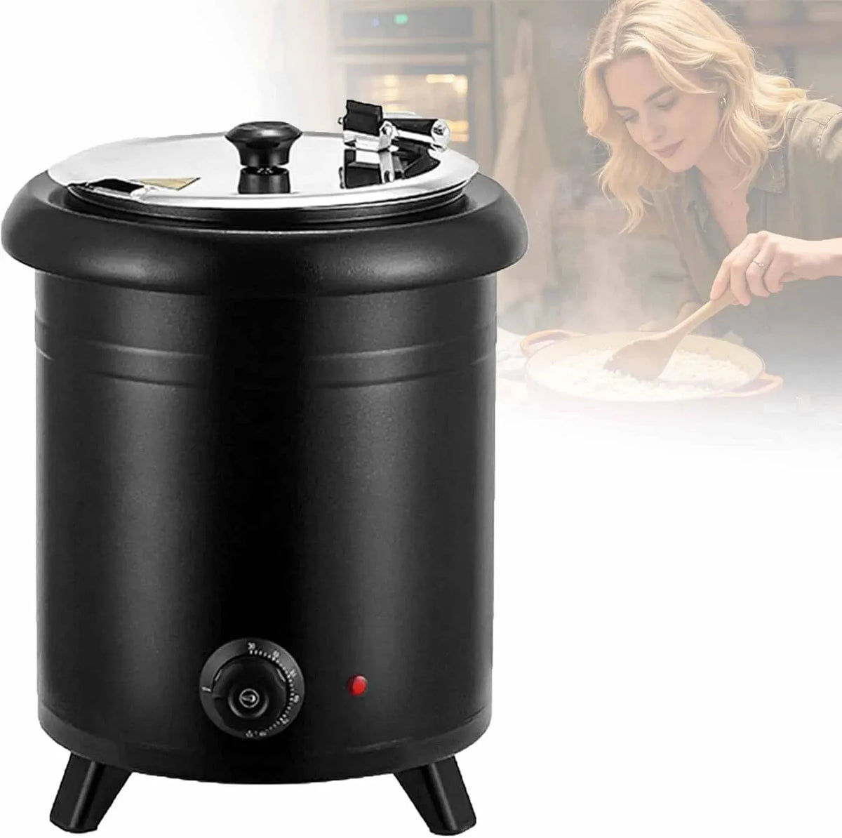 Pentola e padella, 10 L, professionale, rimovibile, acciaio inox