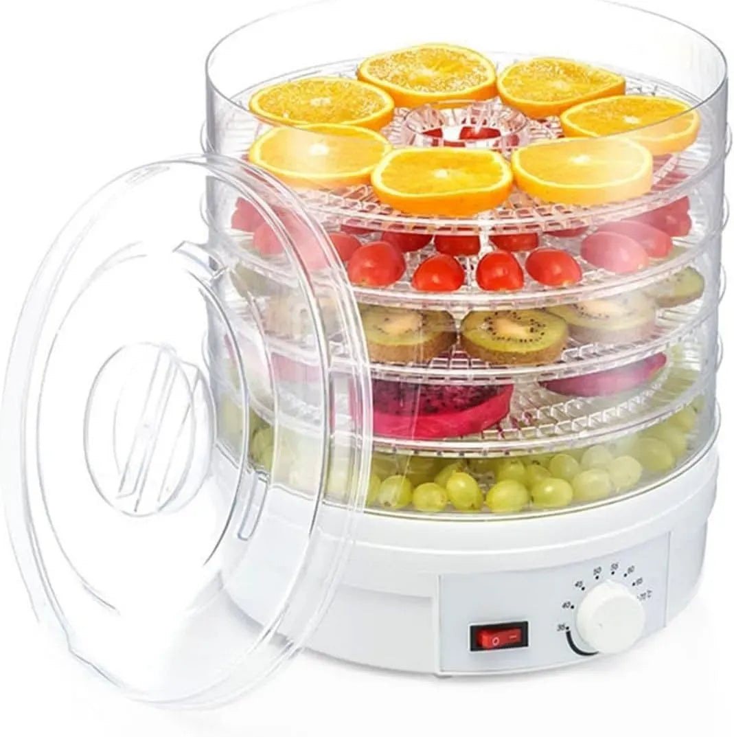 Asciugatrice, 350 W, 5 vassoi per tè, asciugabiancheria, Essiccatore alimentare da 350 W