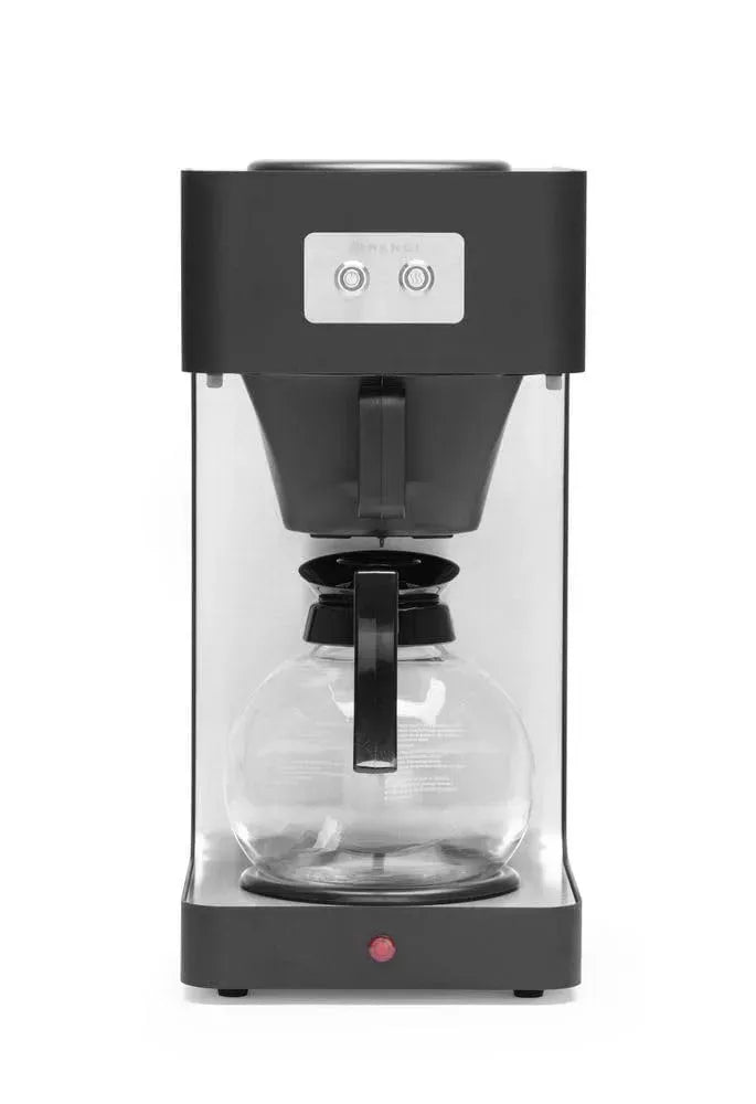 Macchina da caffè, 1,8 L, 2020 W, 230 V, HENDI, acciaio inox, 204x380x, caraffa in vetro da 1,8L, portafiltro e coperchio in PP, 425mm