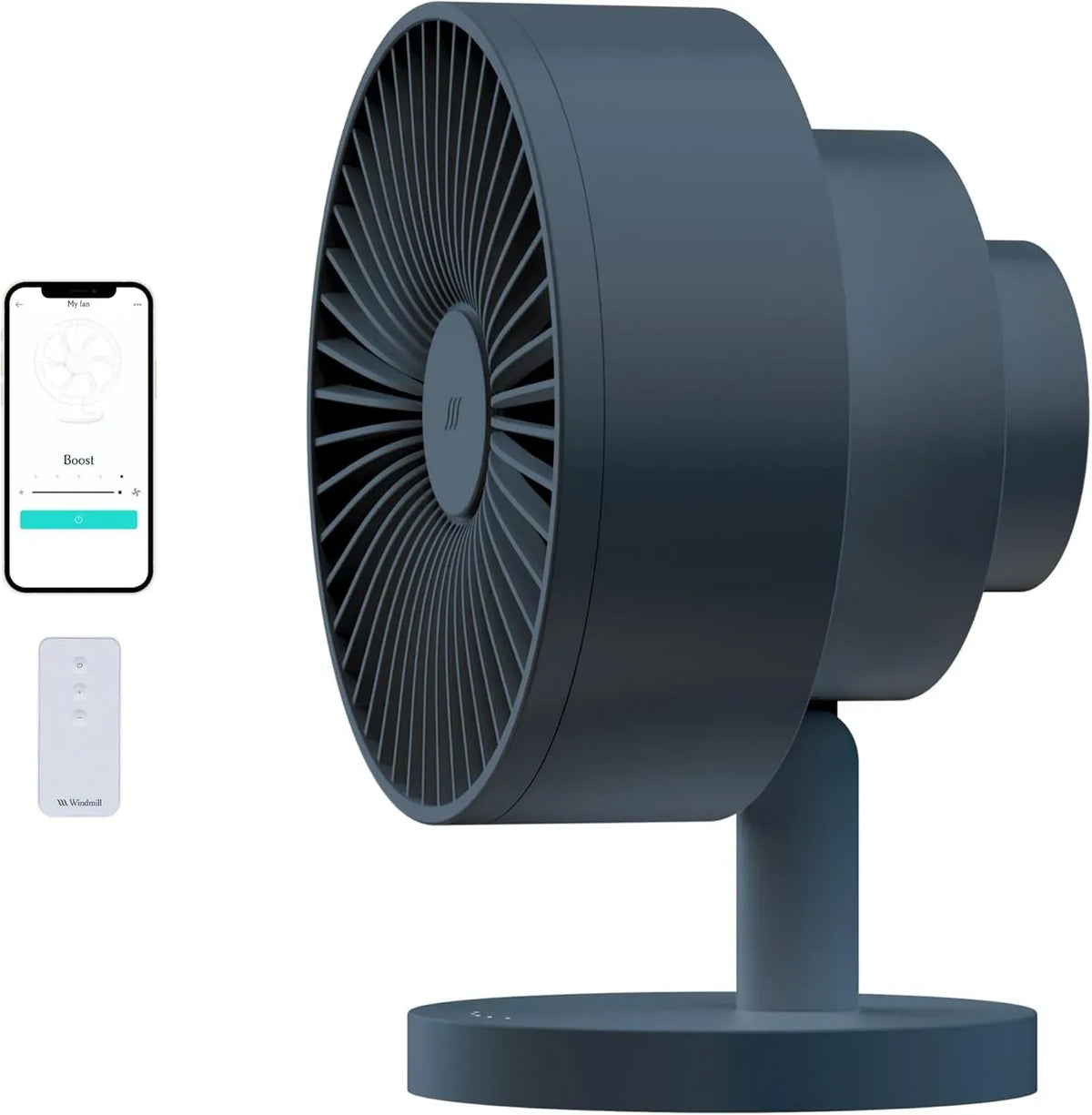 ventola, 18 dB, Wi-Fi, Wi-Fi/app, Windmill Circolatore d'aria intelligente e ventola con telecomando e Wi-Fi/app