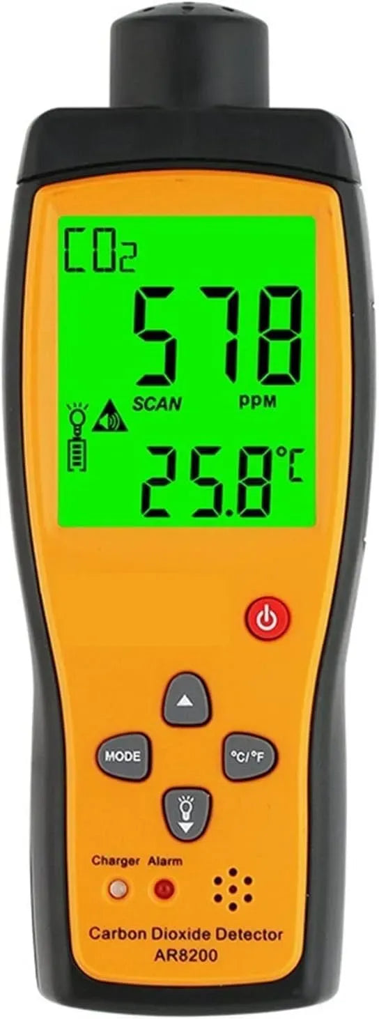 CO2 Rilevatore, portatile, display digitale