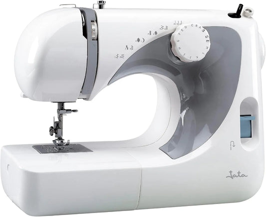 Accessorio per elettrodomestico, JATA JSMC5217, portatile, occhiello a 4 tempi con pedale portatile, Macchina da cucire a 13 punti