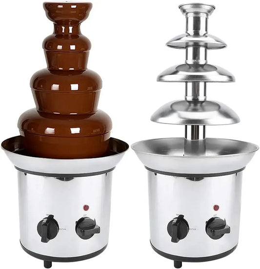 Fondue Maker, Fonduta, 37 x 22 x 43cm, 170 W, 220 V, 43 cm, acciaio inox, GOTOTOP