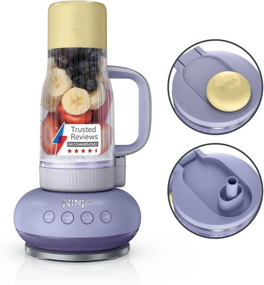 Ninja DB351UKPR Frullatore, rimovibile, 3 modalità preimpostate automaticamente