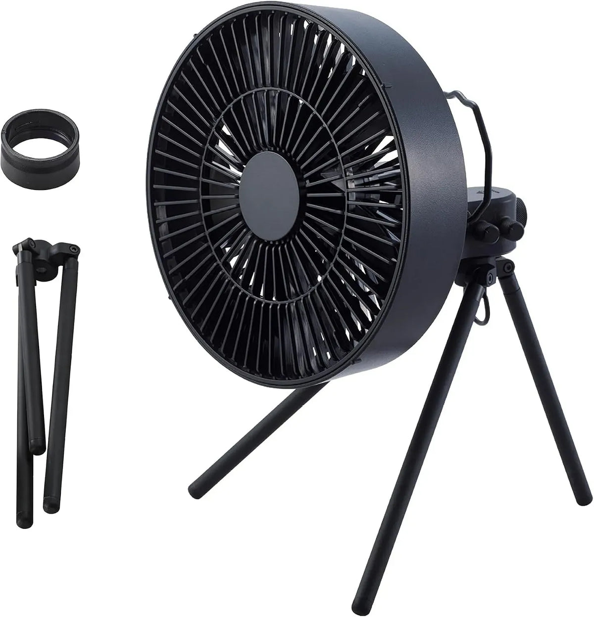 Ventilatore, ELECOM, timer, oscillazione, 4 impostazioni di velocità e modalità brezza naturale, 30/60/90 min, inclinazione regolabile a 90°