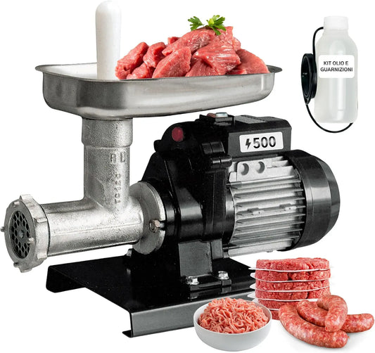 N.12 Preparare Salsicce, Tritacarne Elettrico 500W per Macinare Carne