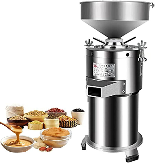 Macchina per pasta 15kg/h, 1100 W, macchina per tagliatelle, professionale, acciaio inox, Macchina Commerciale per Burro di Arachidi 1100W