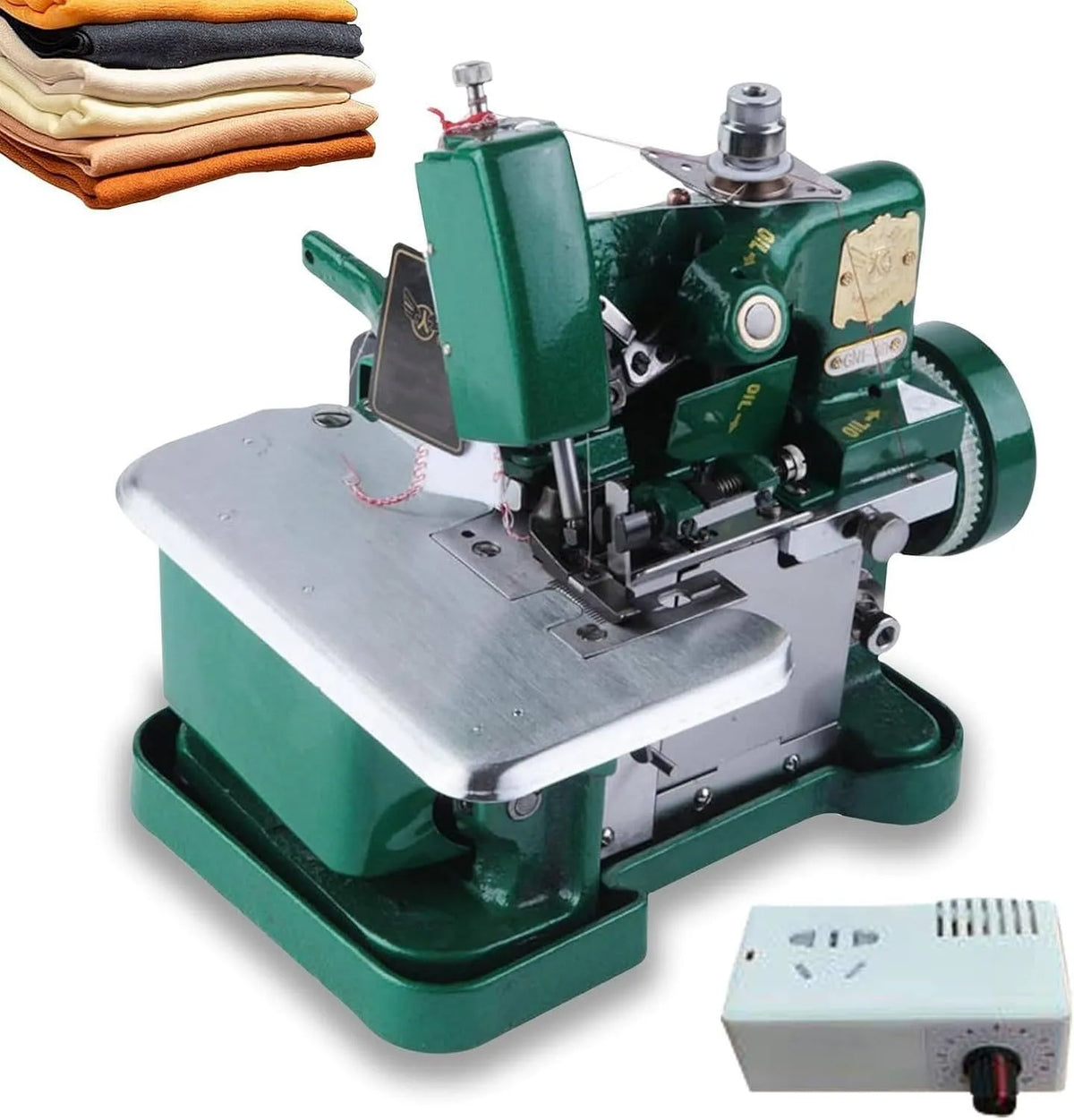 Macchina da cucire, macchina per cucito elettrica, professionale, per orlatura e cucito professionale