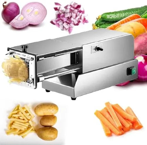 Macchina per Patatine, affettatrice, affettatrice per alimenti, industriale, professionale, acciaio inox, per Macchina per Patatine Fritte