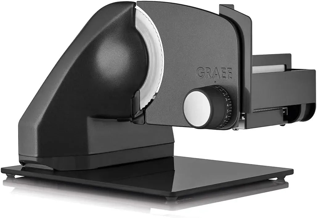 GRAEF C95 Affettatrice, affettatrice per alimenti, 170 W, 170 mm, 20 mm, acciaio inox, grigio