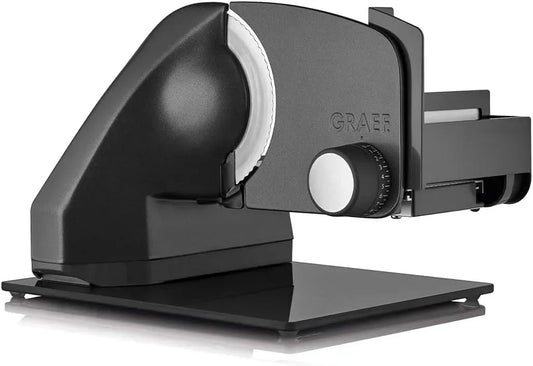 GRAEF C95 Affettatrice, affettatrice per alimenti, 170 W, 170 mm, 20 mm, acciaio inox, grigio