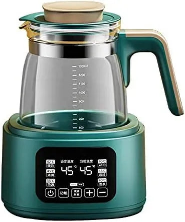 Bollitore elettrico, 1,3 L, touch, display a LED della temperatura, controllo touch screen, riscaldamento a 360°