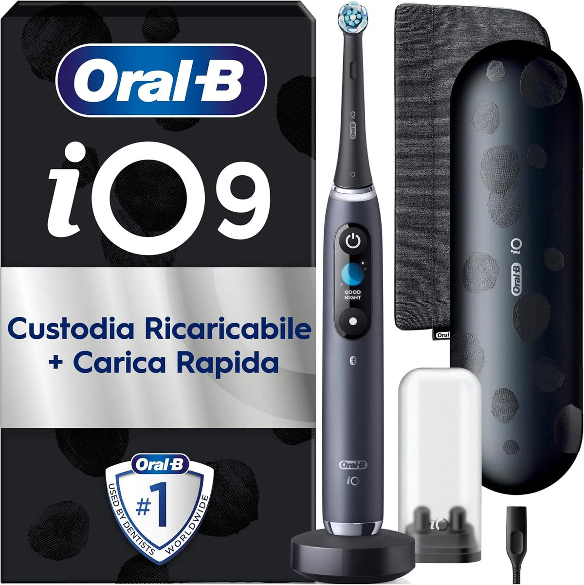 Accessorio per elettrodomestico, nero, Oral-B iO 9 Spazzolino Elettrico