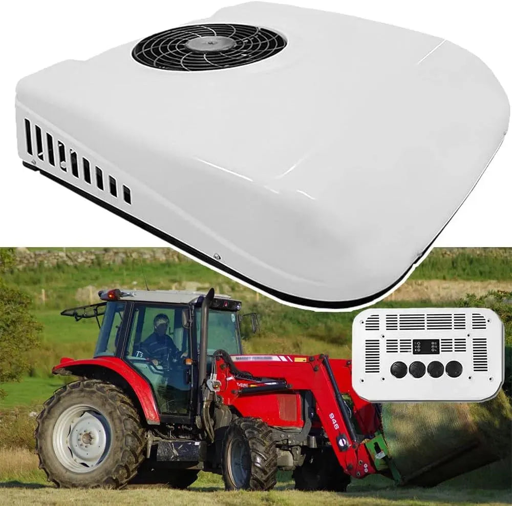 Condizionatore V/24, 12 V, climatizzatore, condizionatore da tetto per auto e camper, Condizionatore d'aria da tetto 12 V per trattori