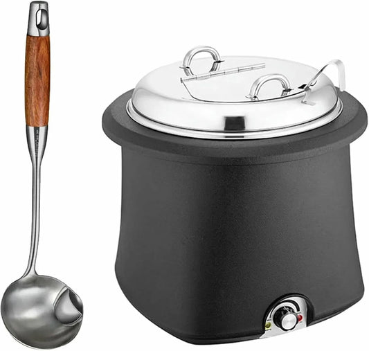 Bollitore elettrico, 10 L, professionale, acciaio inox, Scalda-Zuppe Professionale in Acciaio Inox 304