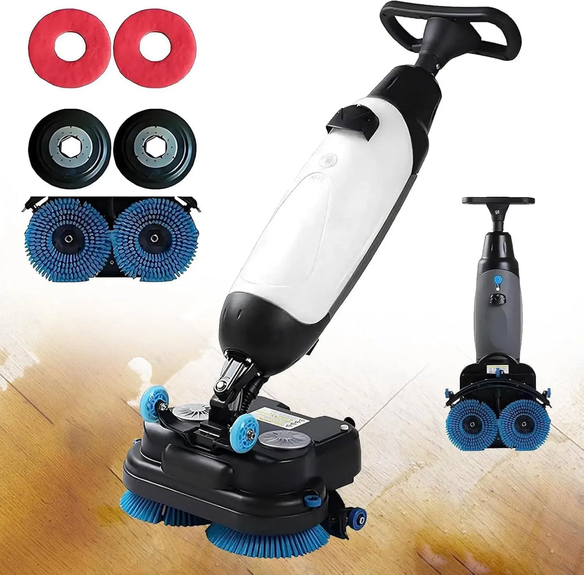 Lavasciuga, 43 cm, 4,5 L, lavatrice/asciugatrice, professionale, bianco, Copertura di 13000, Larghezza di Pulizia di 43 cm, 7,5 l