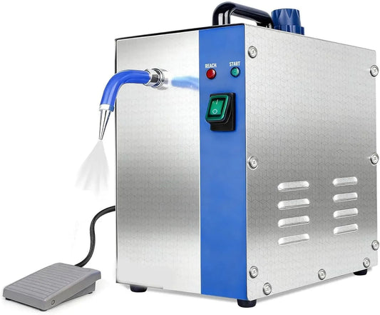Pulitore a vapore, 2 L, acciaio inox, argento