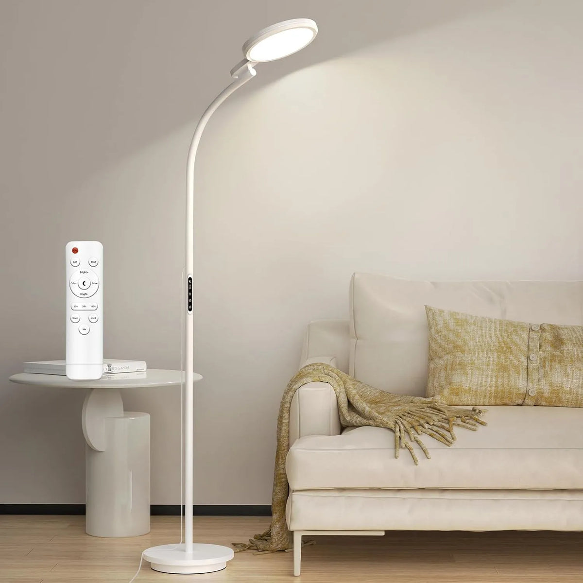 Lampada, lampada germicida UV-C, touch, timer, 4 Livelli, per Terapia della Luce 10000 Lux con Telecomando e Touch