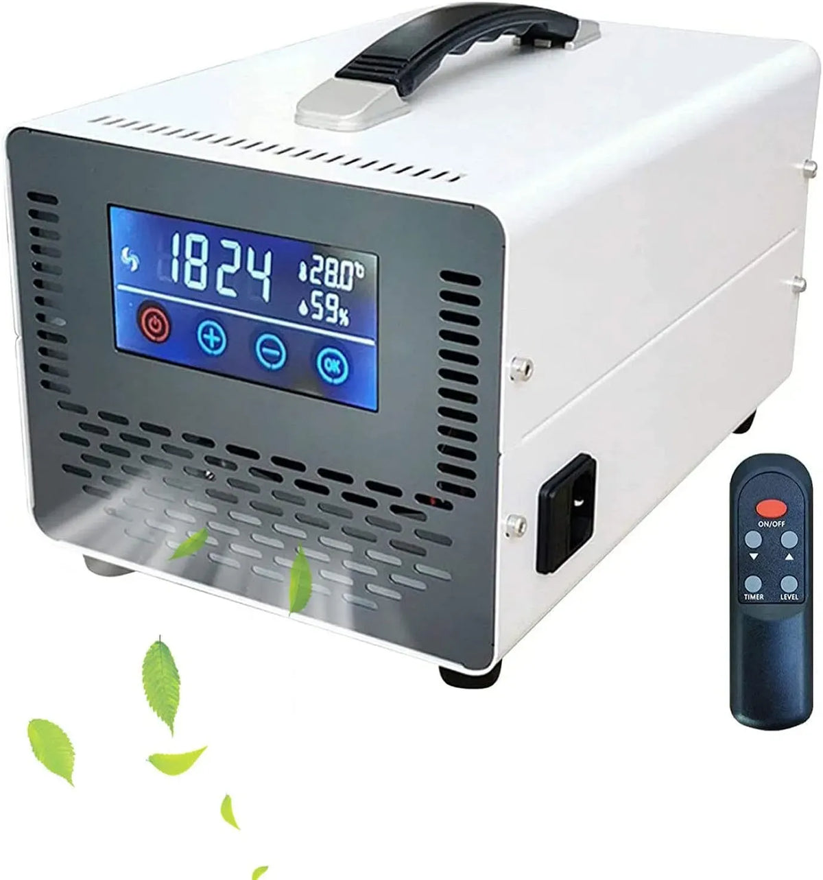 White-40000mg/h Sterilizzatore, Generatore, generatore di ozono e purificatore, sterilizzatore elettrico, touch, industriale, bianco, RDJSHOP