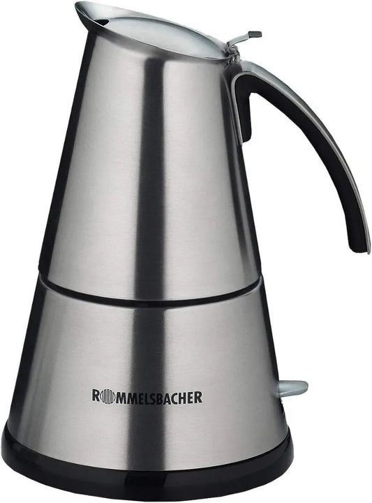 Rommelsbacher EKO 366 366/E EKO 366/E Libera installazione Boccale per moca elettrico Acciaio inossidabile 6 tazze Manuale